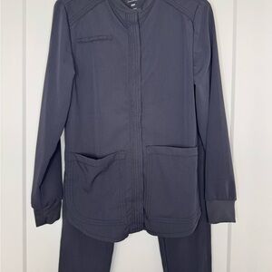 Women's Gray scrub Jacket and pants